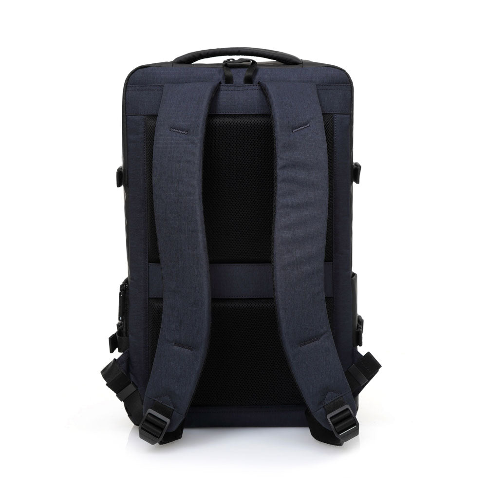 Mochila Caritani Navy Melange/Black 22 Lts