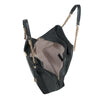 Cartera Satiny 2.0 Hobo Bag 3 Comp Black Grande 4,9 Lts