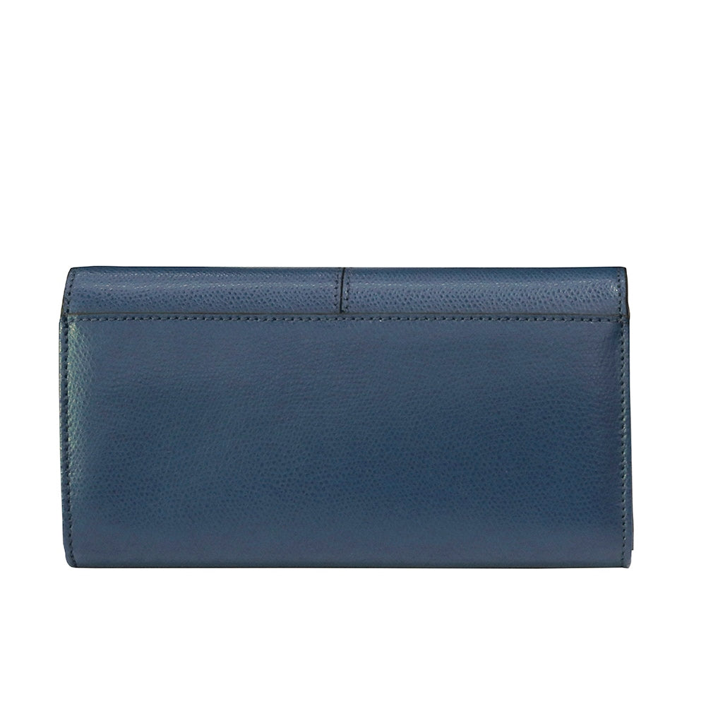 Billetera My Chain Slg 336 - L W 12Cc+1W+2Z C Cloudy Blue / Black