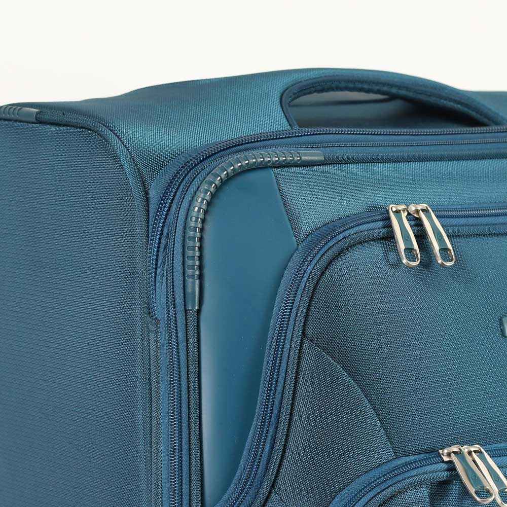  Maleta Suave DAKAR 2.0 SPINNER 24  EXP Mediana PETROL BLUE 