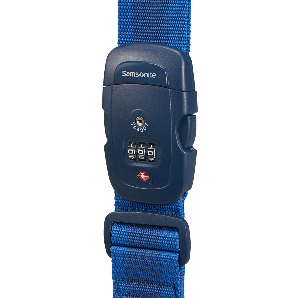  Candado GLOBAL TRAVEL ACCESSORIES LUGGAGE STRAP/TSA LOCK MIDNIGHT BLUE 