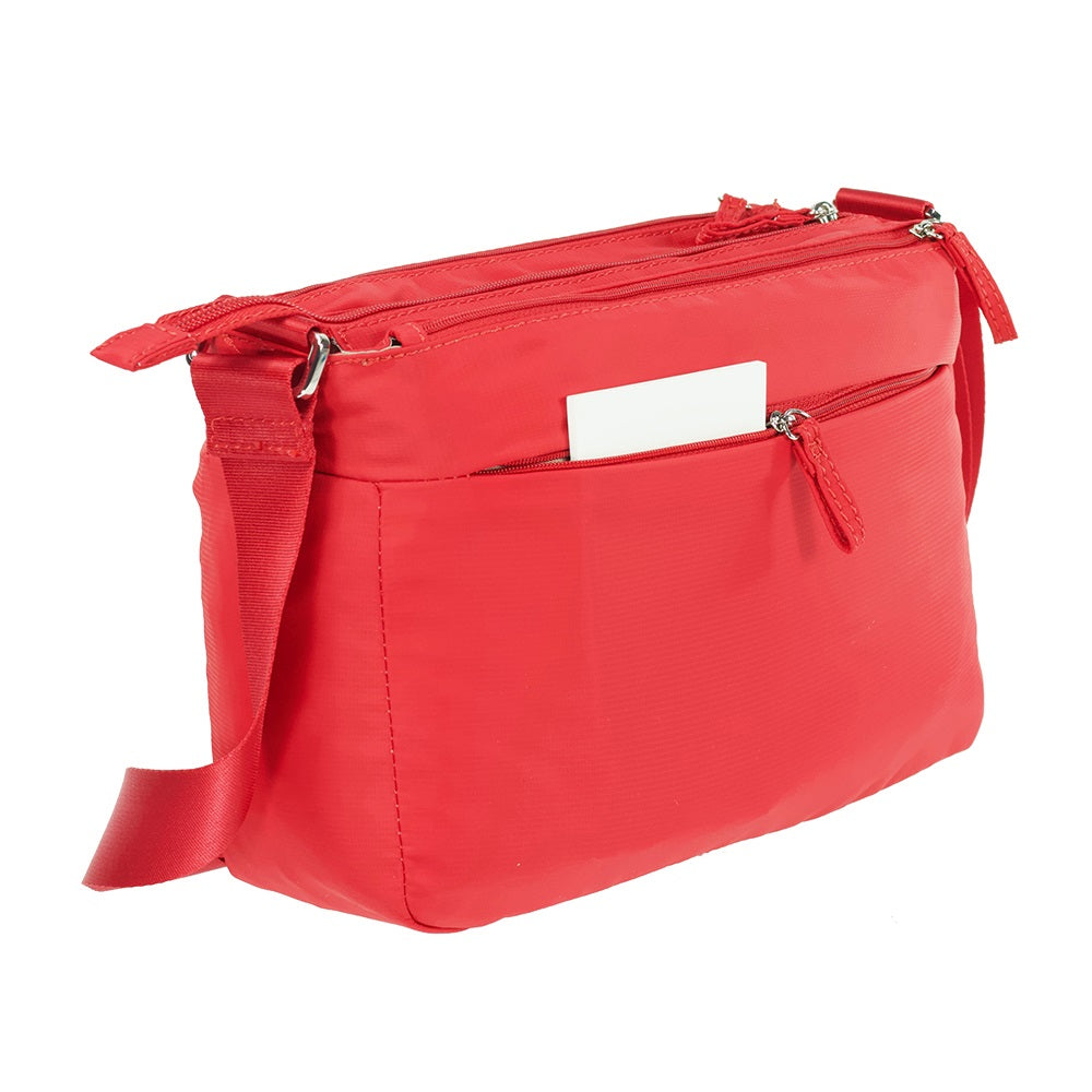 Cartera Move It Horizontal Shoulder Bag + Flap Rojo Escarlata