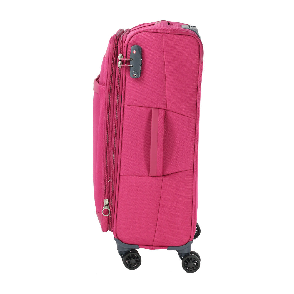  Maleta Suave Shield SPINNER 66/24 EXP Mediana Sangria 