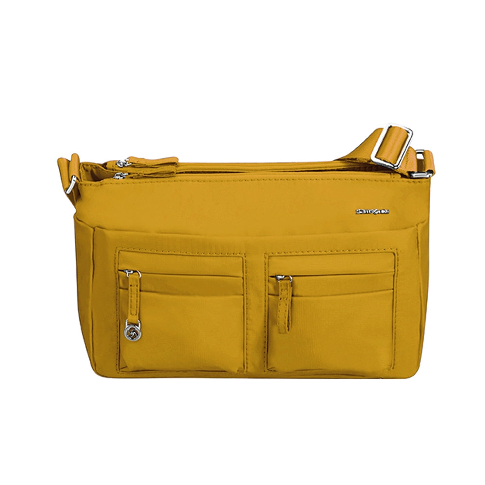  Bolsa Move 2.0 Horizontal Shoulder Bag + Flap Mustard Yellow 