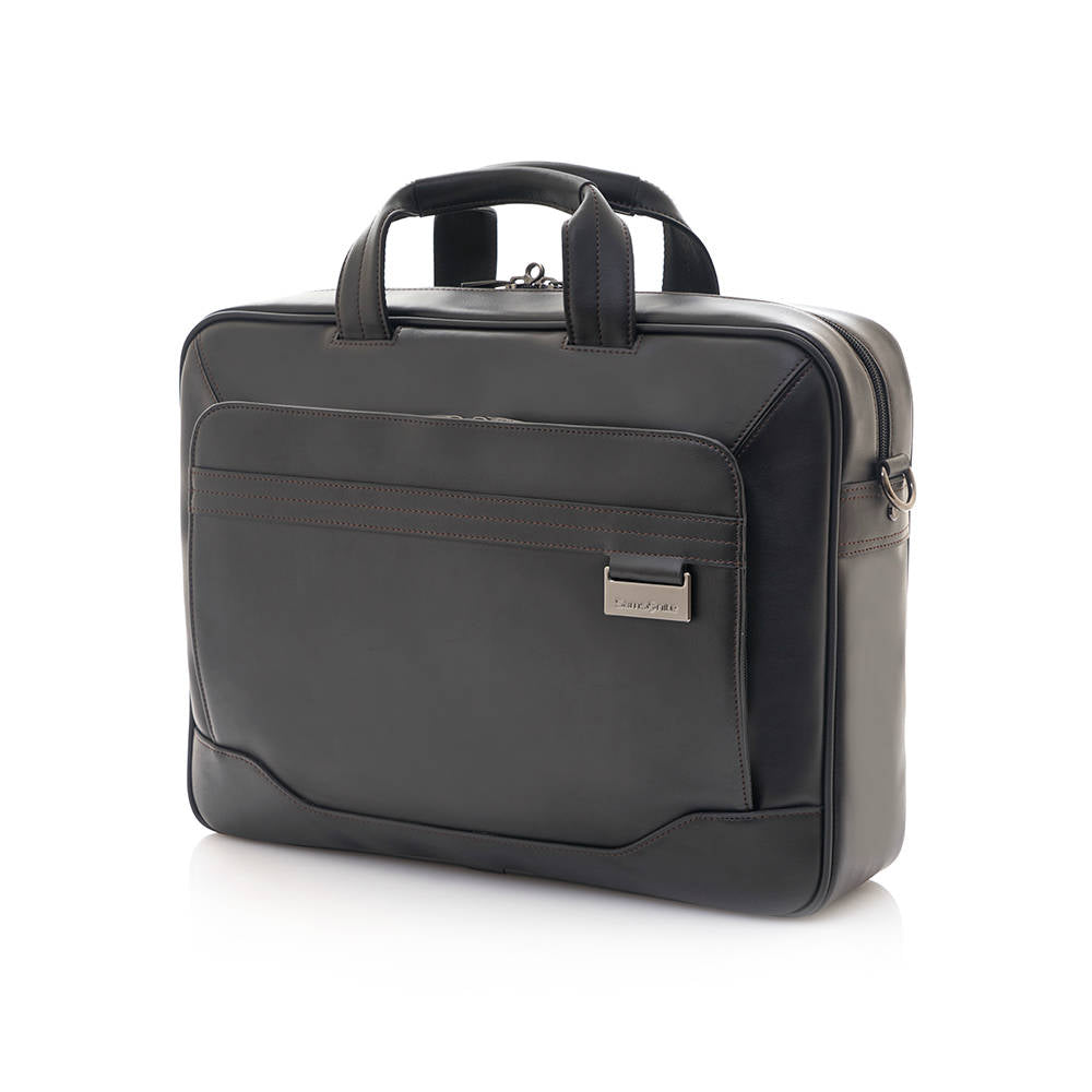  Maletín Savio Leather Iv Laptop Briefcase Negro 