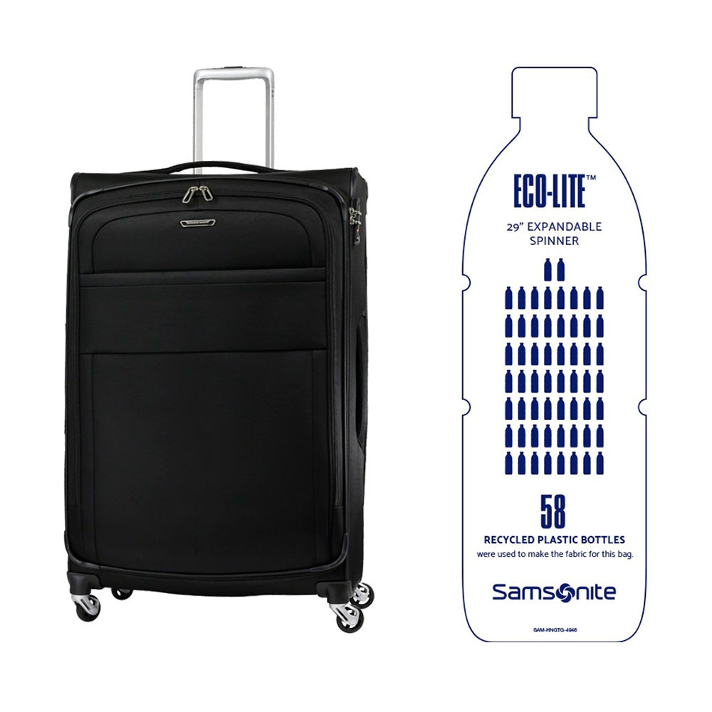 Maleta Eco-Lite Spinner 29" Exp Tsa Midn.Black L 117,5 Lts