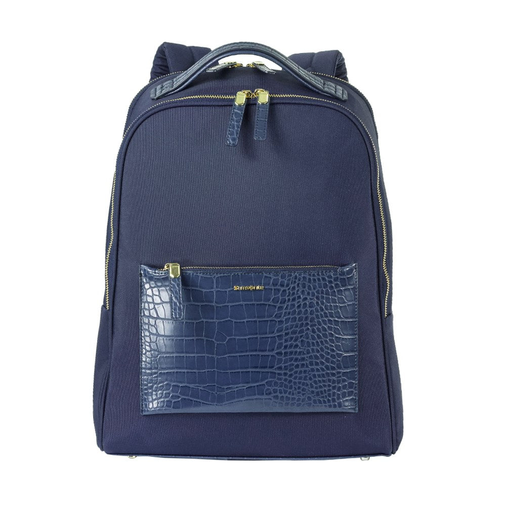 Mochila Zalia Backpack 14.1" Cr Dark Blue/Croco Print