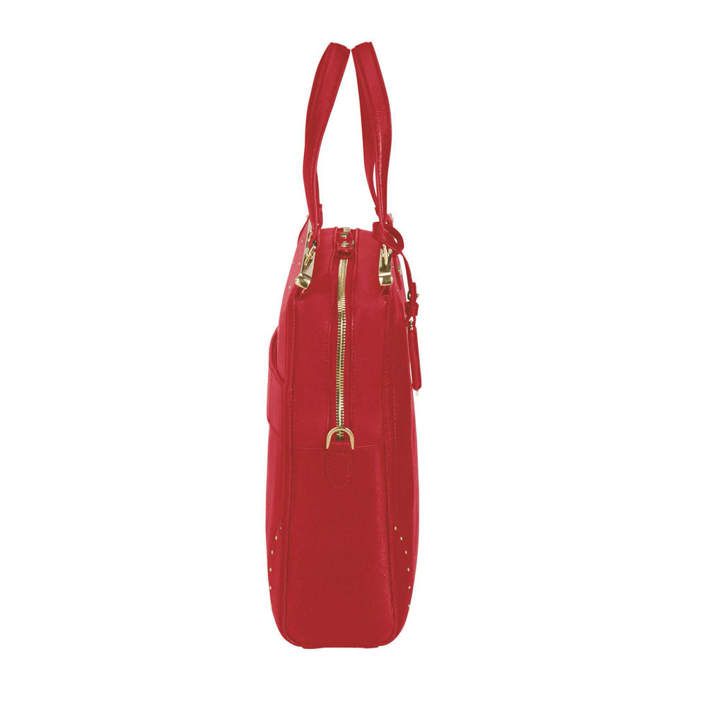 Cartera Elizabeth Bailhandle 14.1" Scarlet Red Grande 3,6 Lts