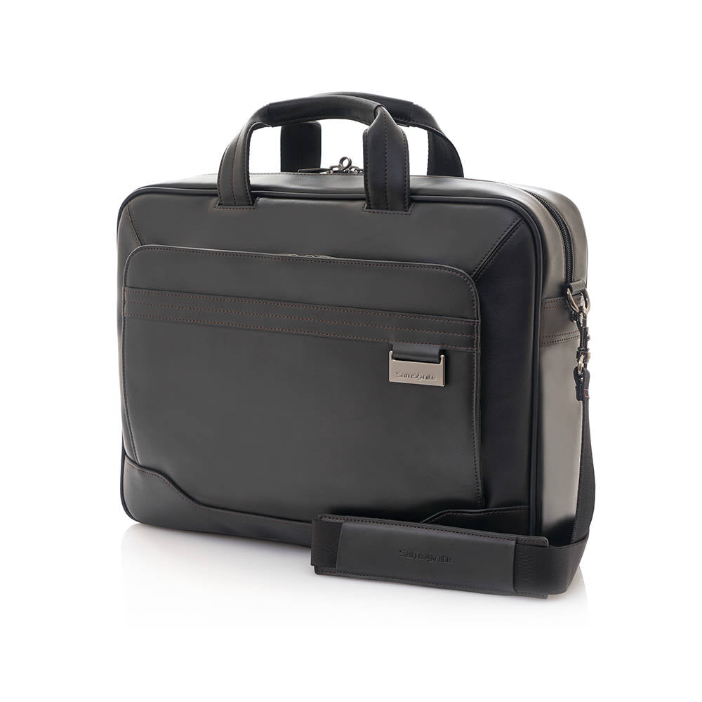  Maletín Savio Leather Iv Laptop Briefcase Negro 