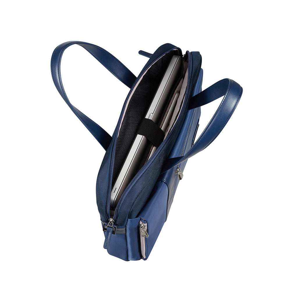 Maletín Openroad Chic Slim Bailhandle 15.6" Azul 0.74 Lts