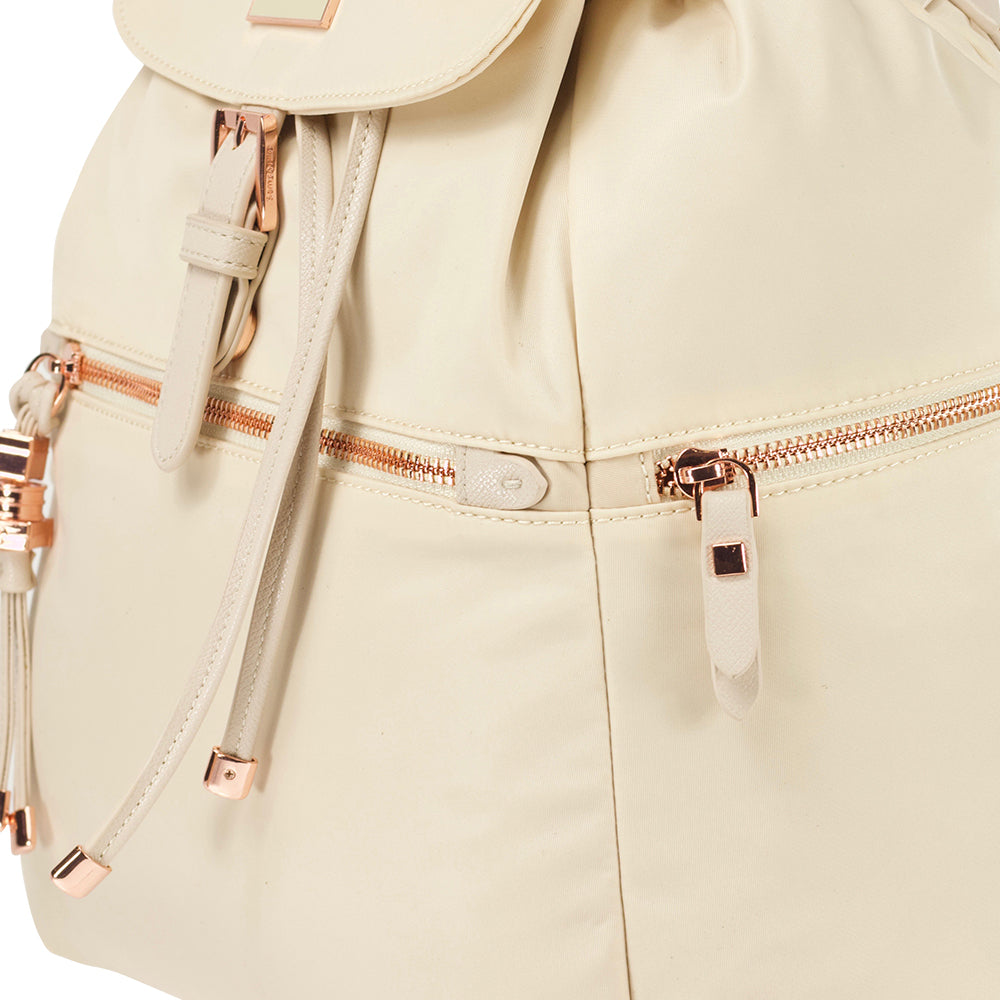 Mochila Fashion City Backpack 3 Pockets Rosa Claro
