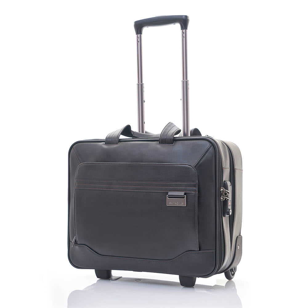  Maleta Suave Savio Leather Iv Rolling Tote Cabina Negro 