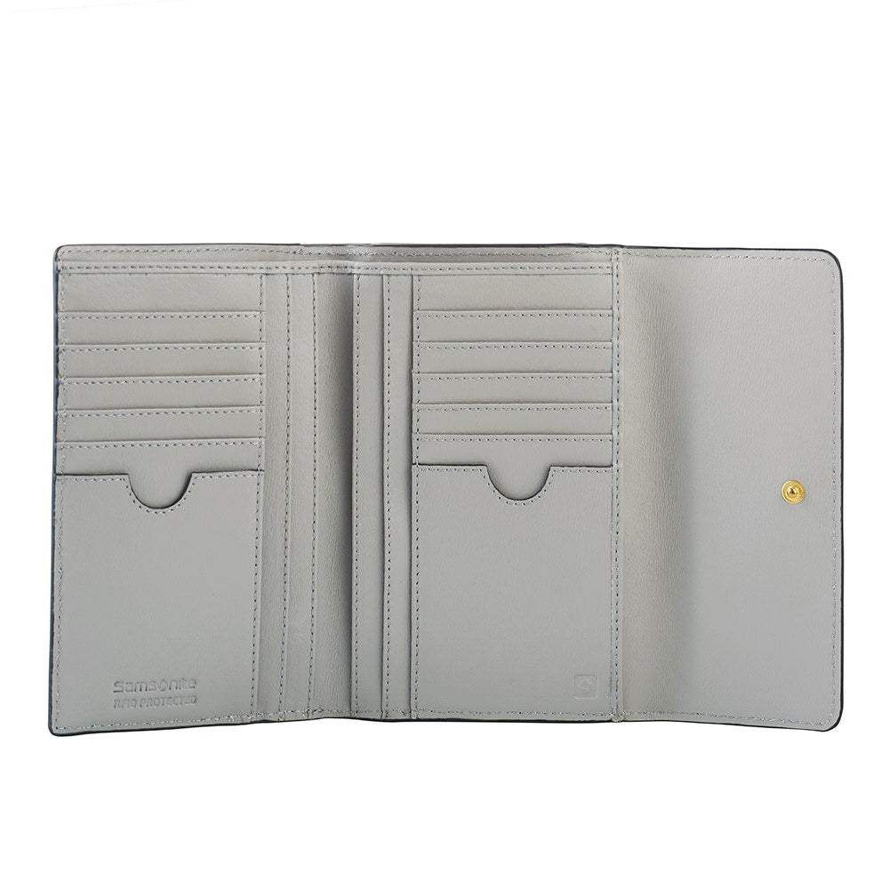 Billetera Classic Lady Slg 303 - L W 12Cc+Zip Ext M Light Grey