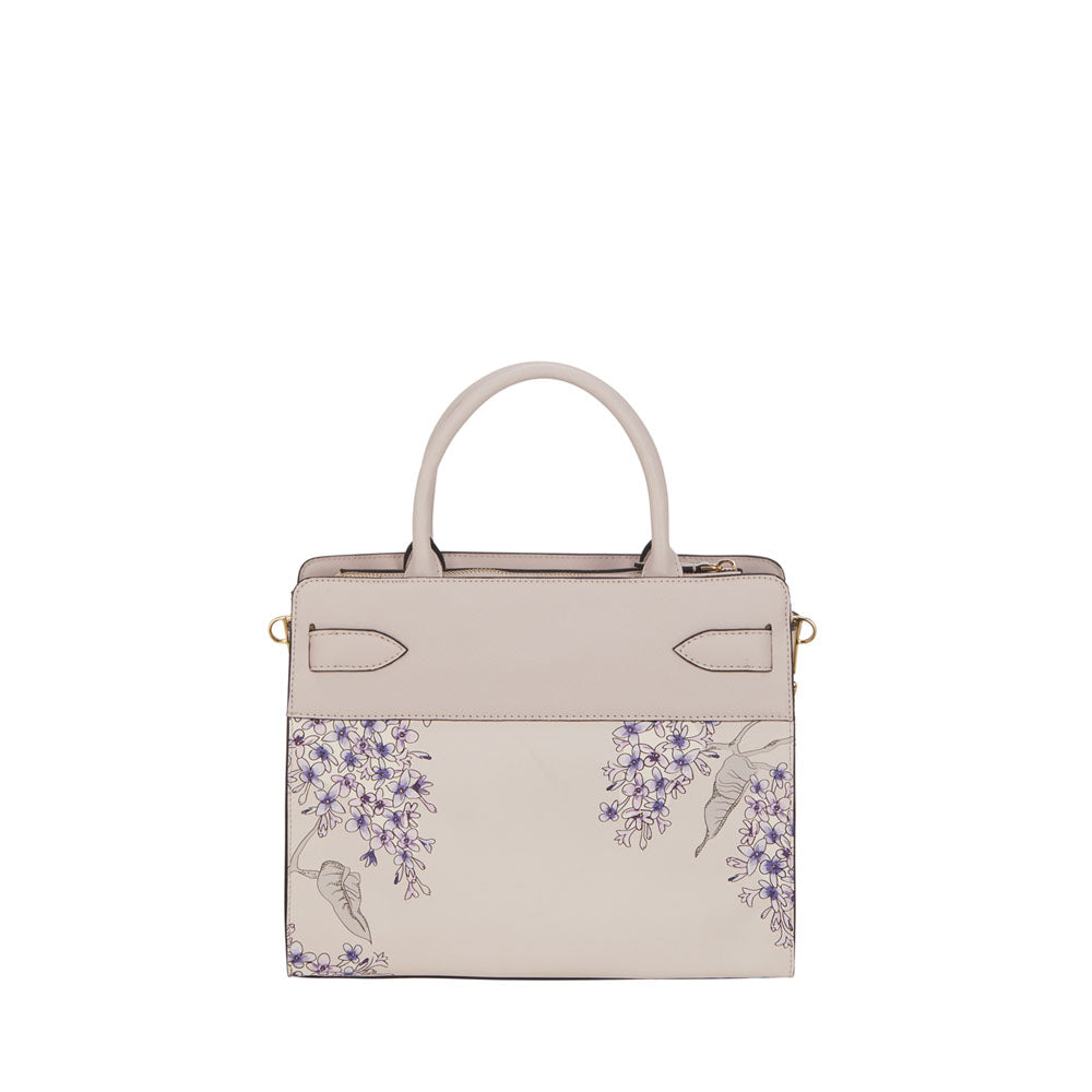 Bolsa MY SAMSONITE PRO Handbag Print Mediana Iced Lilac Fl. Print