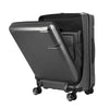 Maleta Evoa Front Pocket Brushed Black Cabina 33 Lts