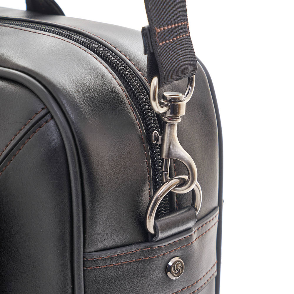  Maletín Savio Leather Iv Laptop Briefcase Negro 