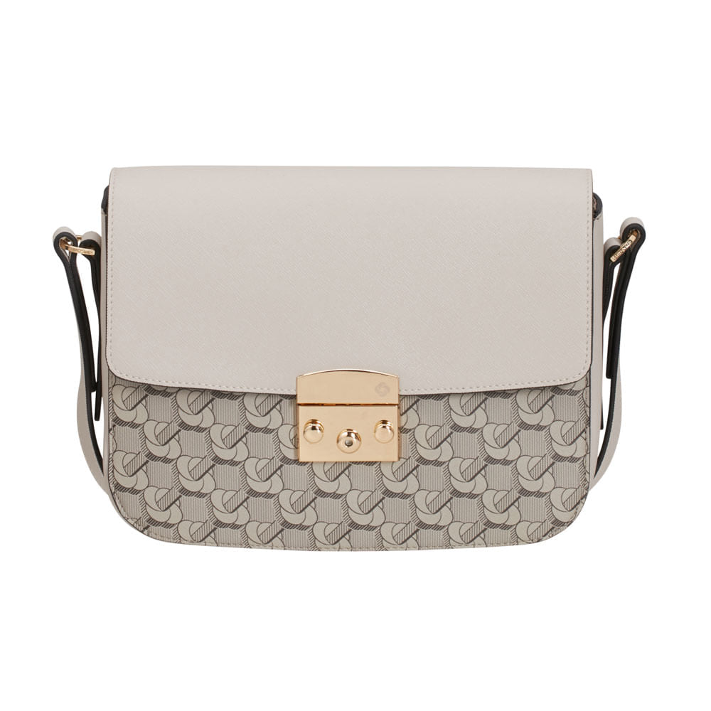 Cartera Ladies Handbags Pillar Reload Shoulder Bag Light Grey Mn M 0,68 Lts