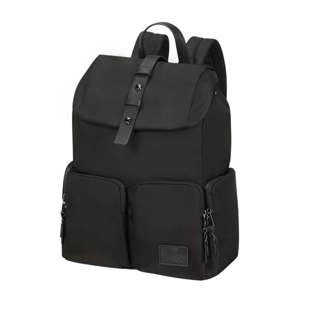  Mochila YOURBAN Backpack 4 pockets + Flap 14.1  Grande BLACK 