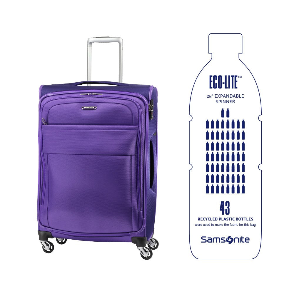 Maleta Eco-Lite Spinner 25" Exp Tsa Ultraviol. M 72,9 Lts