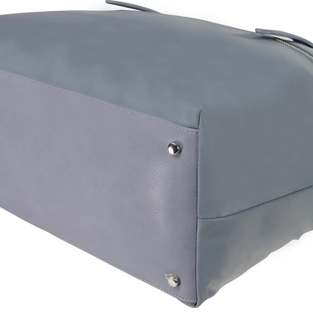 Bolso Fashion City Shopping Bag M With Laptop Com Caramelo Azul
