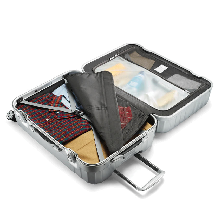 Maleta Rígida Tru-Frame Spinner 55/20 Fr Plata Mate Cabina