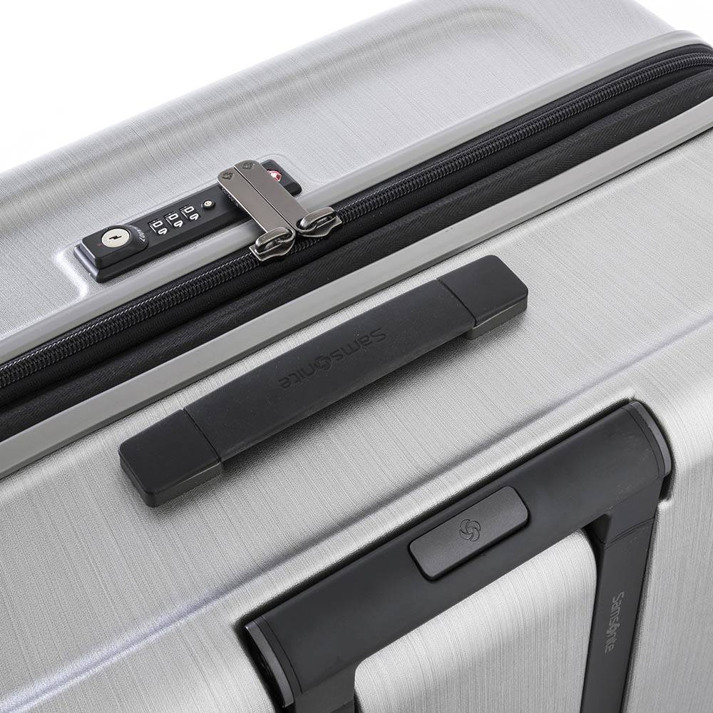 Maleta Rígida Evoa Spinner 81/30 Plata Cepillada L