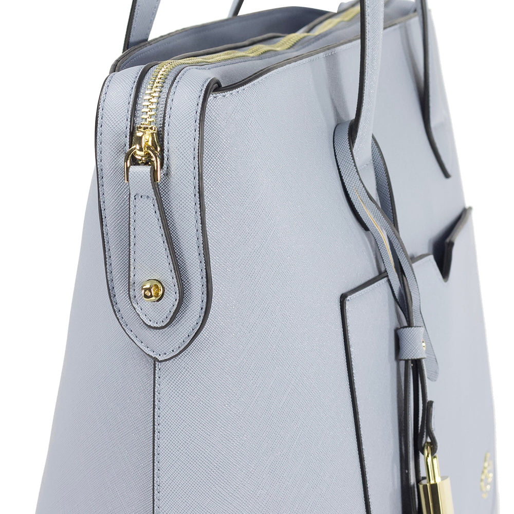 Cartera Miss Chic Shopping Bag Ii Caramelo Azul