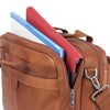 Maletín Scs Leather Business Vachetta Café 23,3 Lts