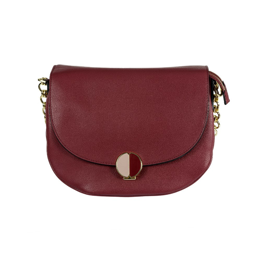 Cartera Sphinx Round Shoulder Bag M Dark Bordeaux