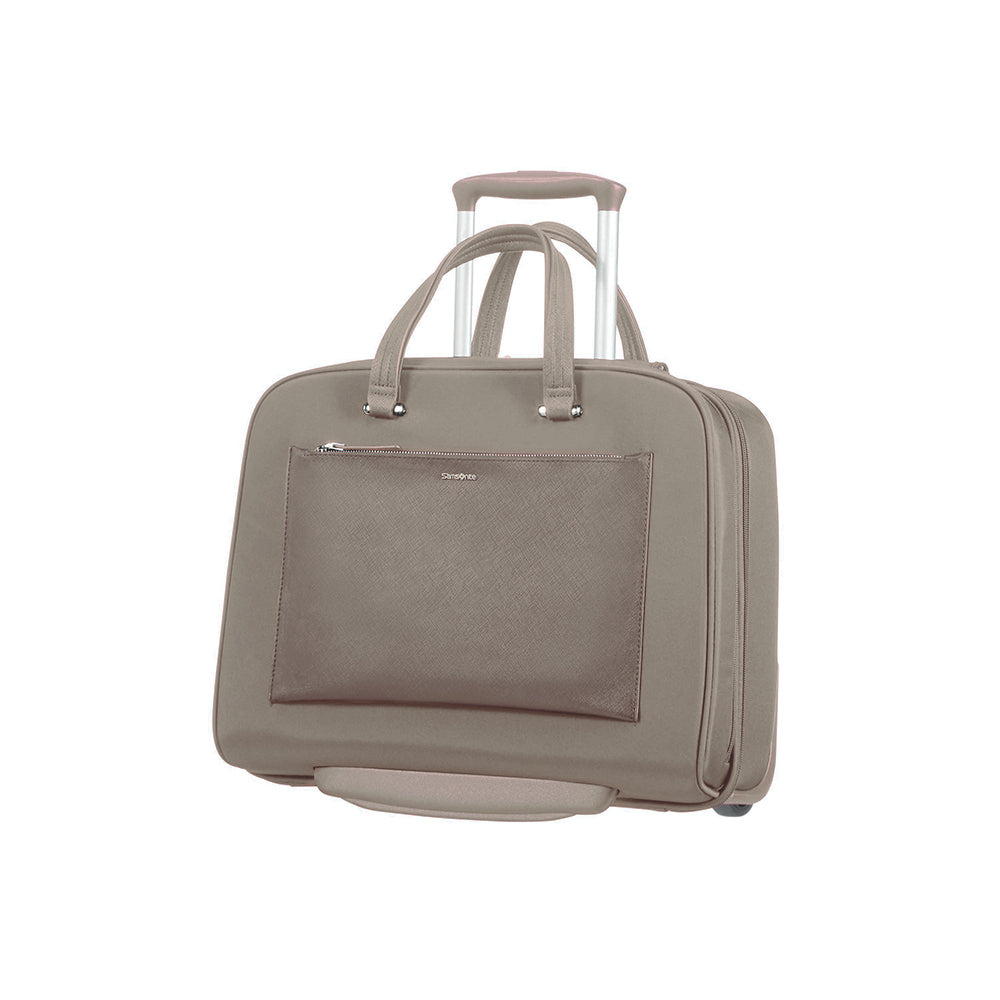  Maleta Suave Zalia Rolling Tote 15.6  Mediana Beige 