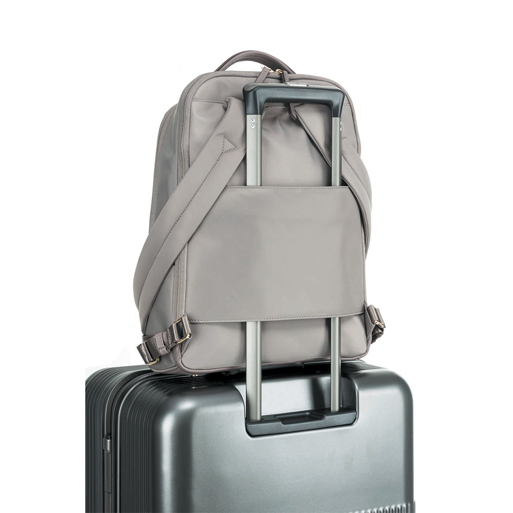  Mochila Zalia Backpack 14.1  Mediana Beige 