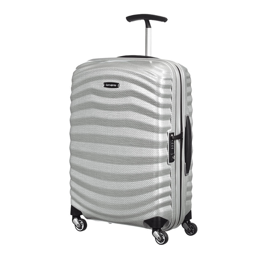 Maleta Rígida Lite-Shock Spinner 55/20 Plata Cabina