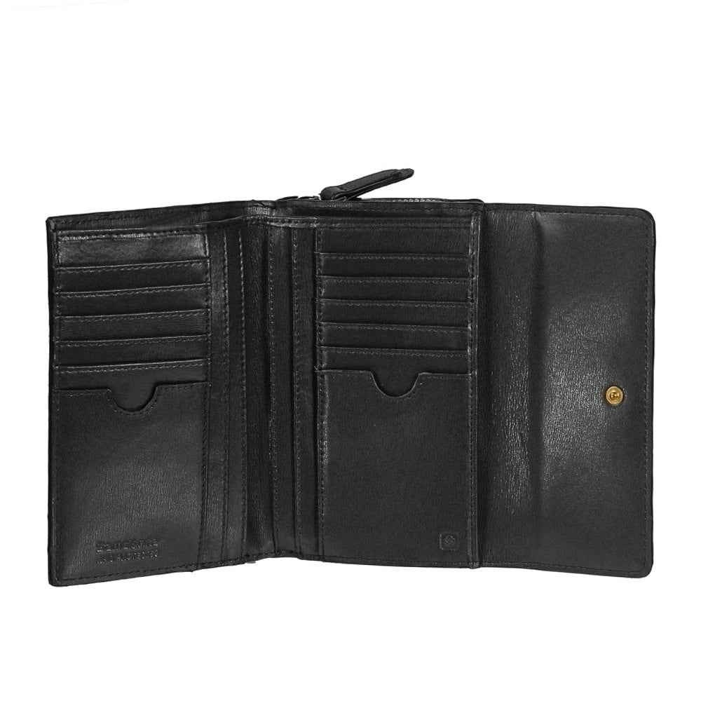 Billetera Classic Lady Slg 303 - L W 12Cc+Zip Ext M Black