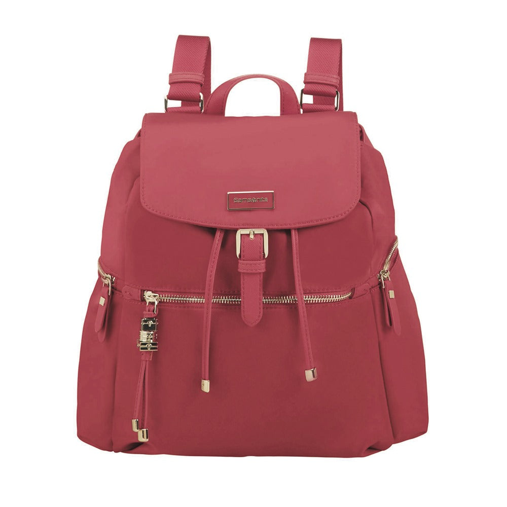 Mochila Karissa Backpack 3Pkt 1 Buckle Dark Bordeaux