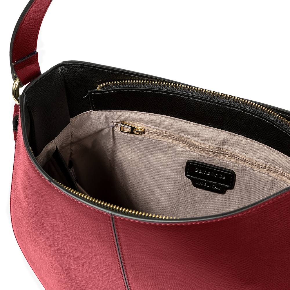 Cartera My Chain Hobo Bag Dark Bordeaux