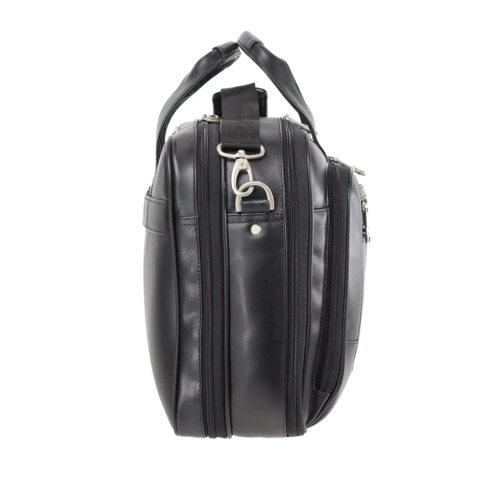  Maletín Scs Leather Business Slim Briefcase Negro 