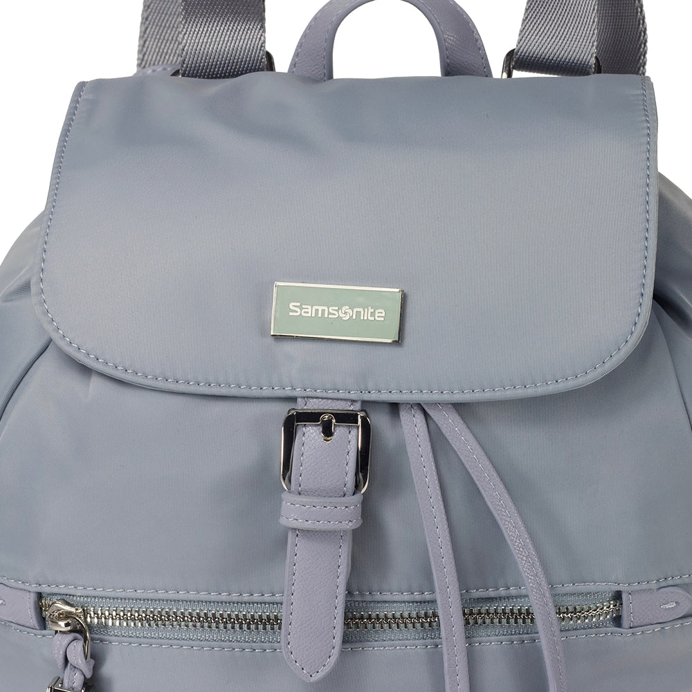 Mochila Fashion City Backpack 3 Pockets Caramelo Azul