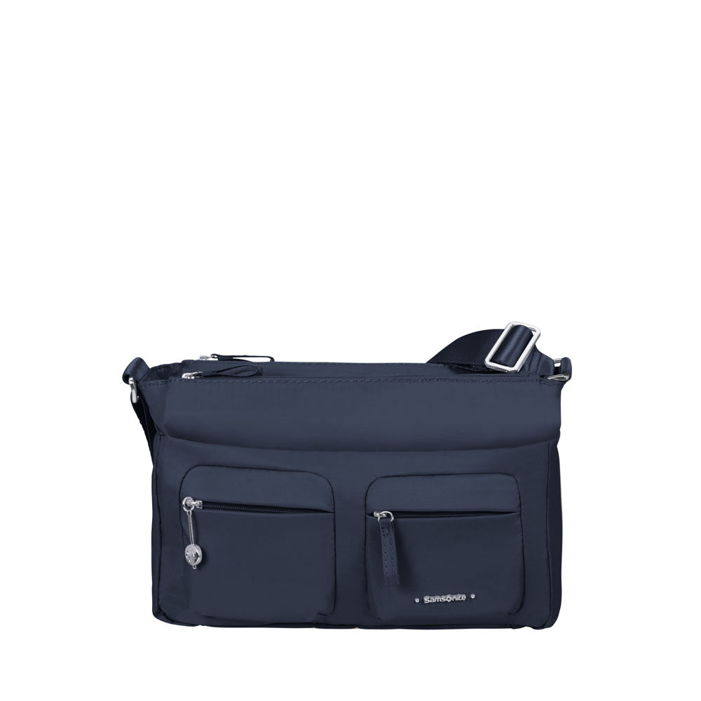  Bolsa MOVE 3.0 Horizontal Shoulder Bag + Flap Mediana Dark Blue 