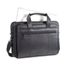 Maletín Scs Leather Business Spinner 19" Negro 13,5 Lts