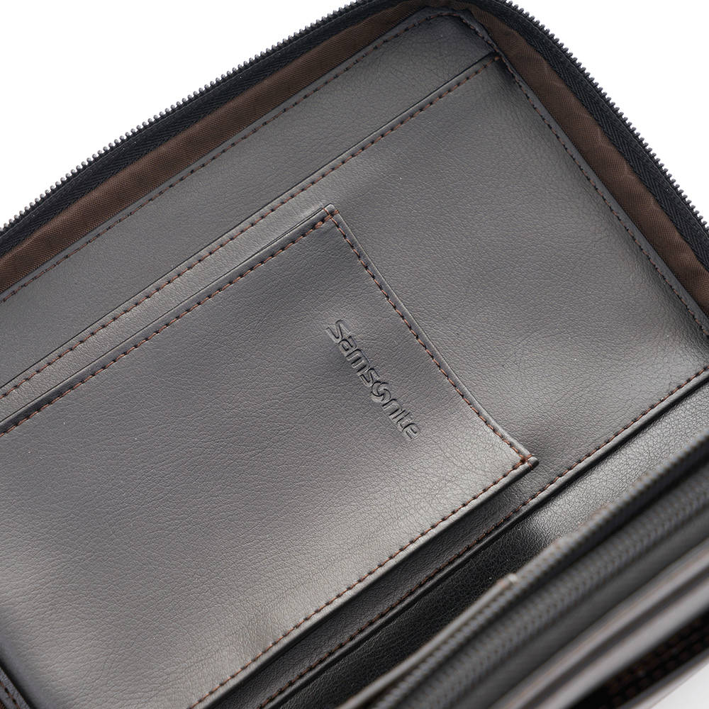  Portapasaporte Savio Leather Iv Men Pouch Negro 
