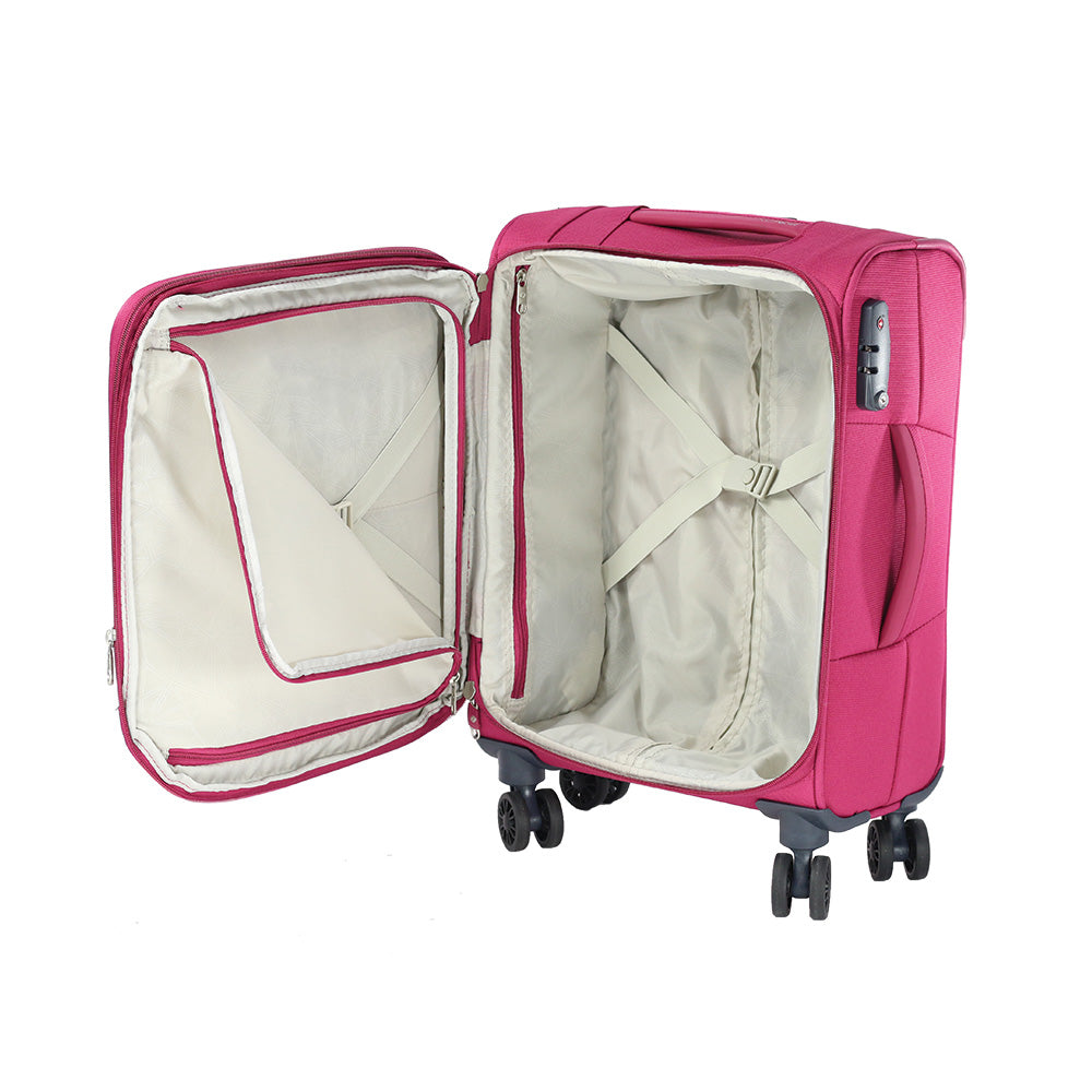  Maleta Suave Shield SPINNER 55/20 EXP Cabina Sangria 
