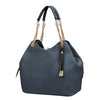 Cartera Satiny 2.0 Hobo Bag 3 Comp Dark Navy Grande 4,9 Lts