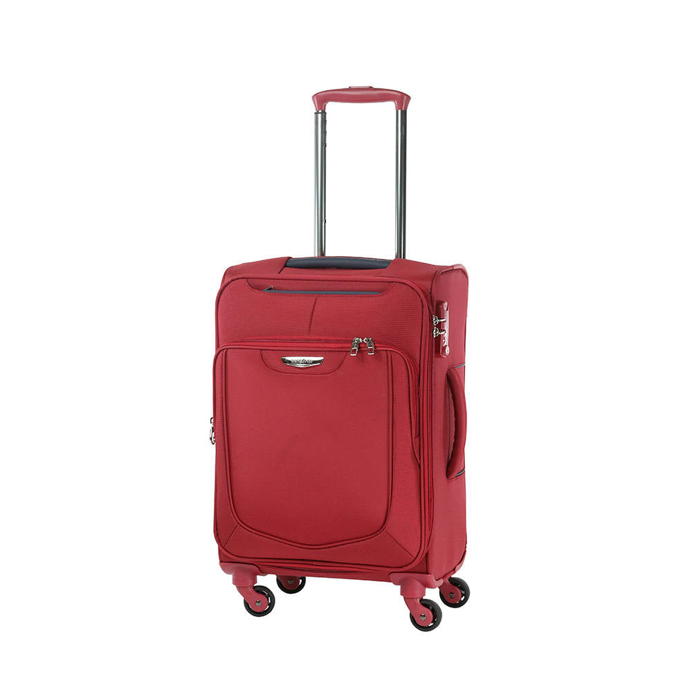  Maleta Suave Emperor Spinner 20 Exp Chica Rojo 
