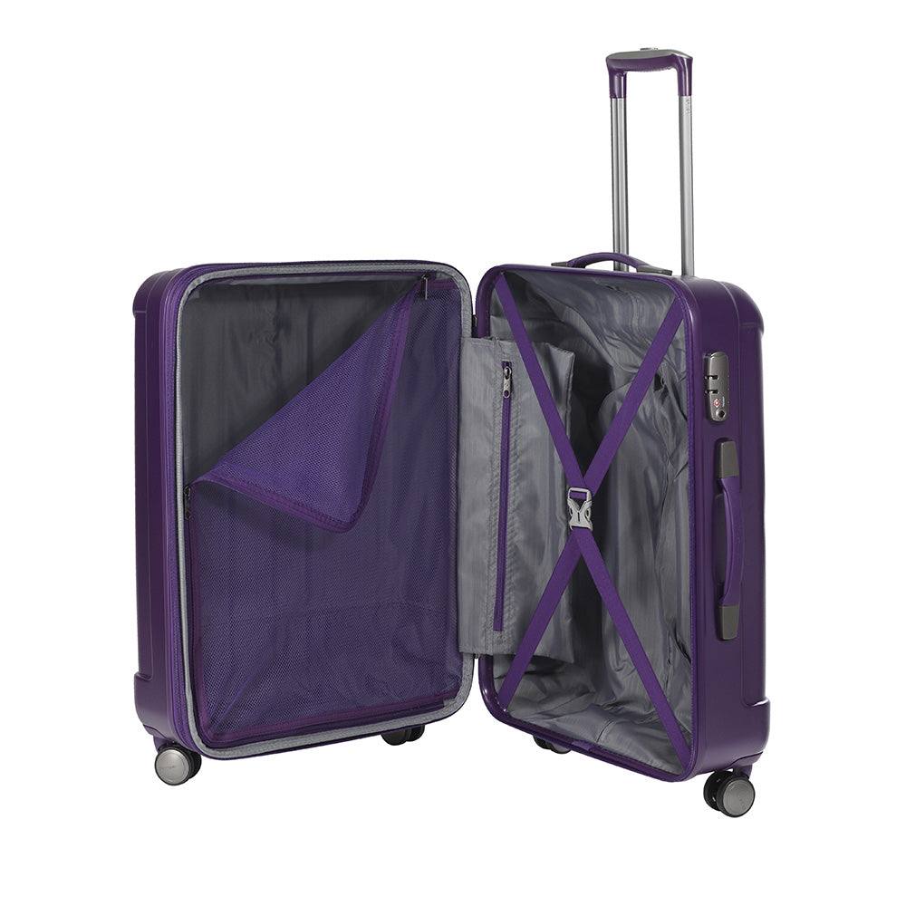 Maleta Rígida Near Spinner 66/24 Purpura Mate M