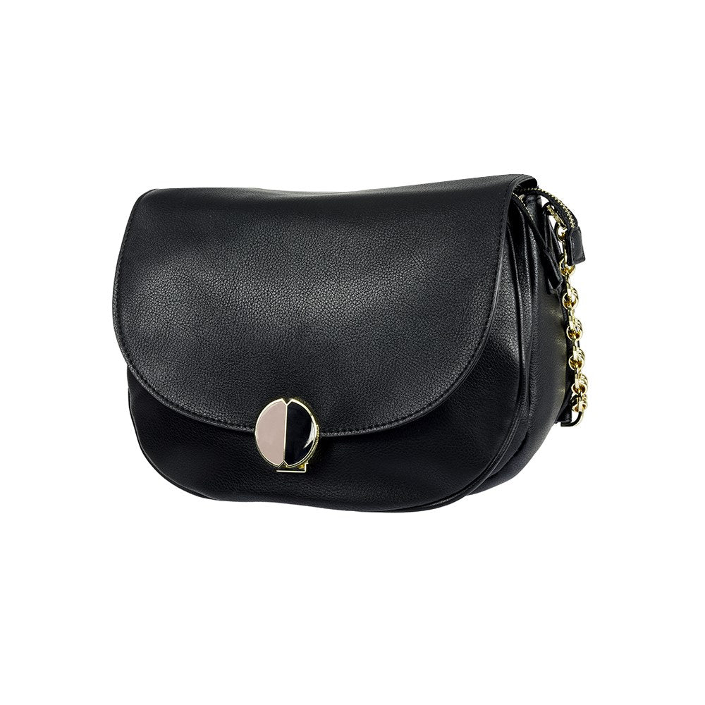 Cartera Sphinx Round Shoulder Bag M Black
