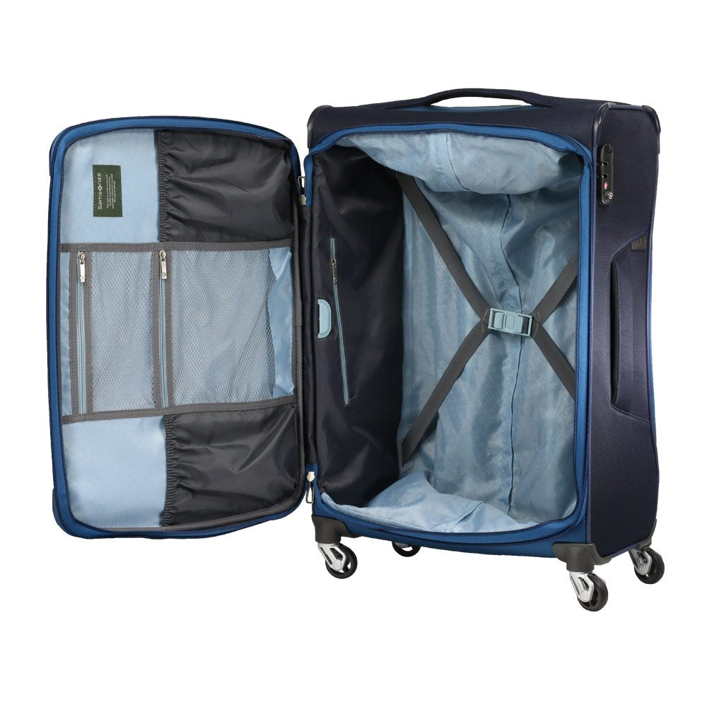 Maleta Eco-Lite Spinner 25" Exp Tsa Pacbl/Navy M 72,9 Lts
