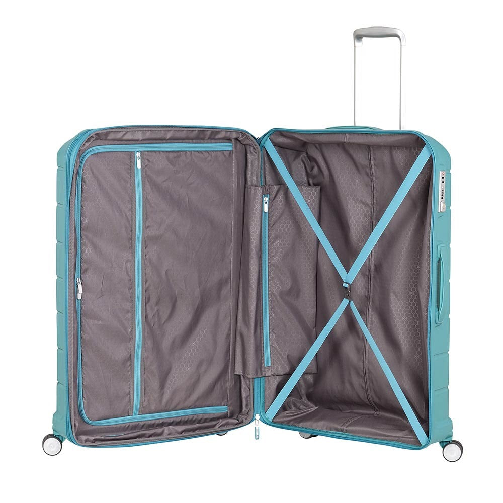 Maleta Rígida Octolite Spinner 81/32 Exp Azul Aqua Xl