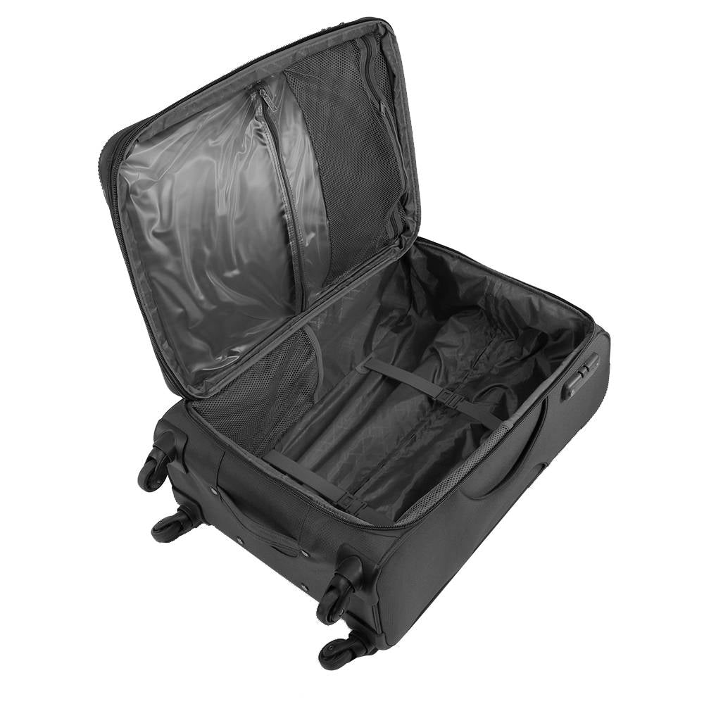  Maleta Suave Dakar Spinner 24  Exp Mediana Negro 