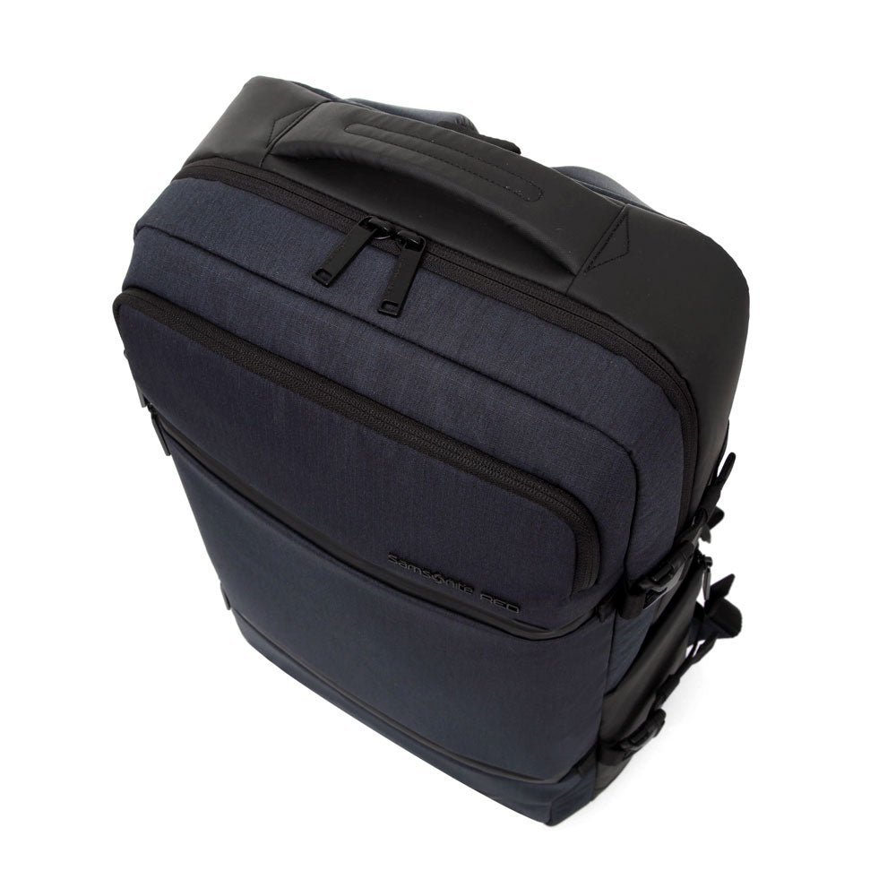 Mochila Caritani Navy Melange/Black 22 Lts