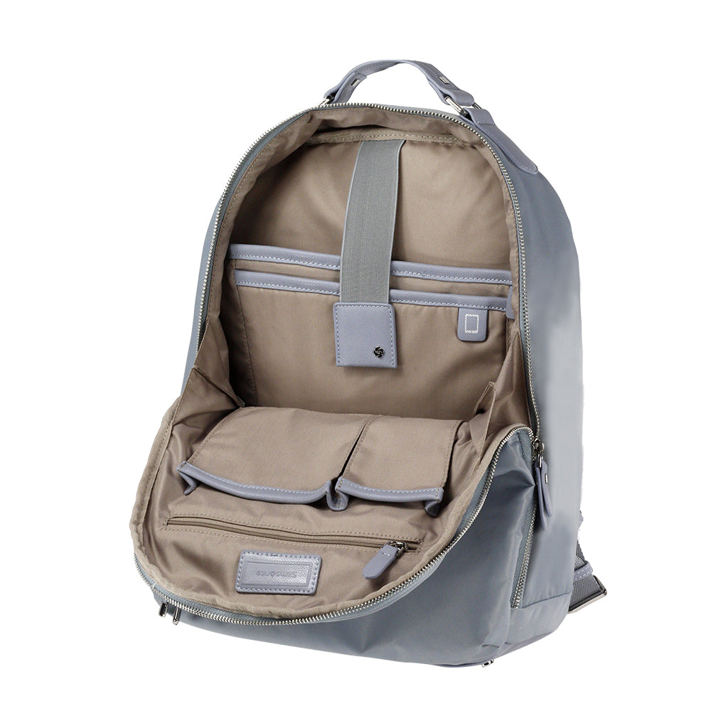 Mochila Fashion City Backpack 14.1" Caramelo Azul